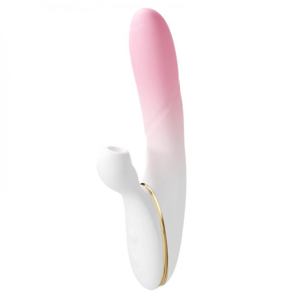 Ankni - LOVE JOY Thrust Suction Vibrator (Chargeable - White) Ankni - LOVE JOY Thrust Suction Vibrator (Chargeable - White)